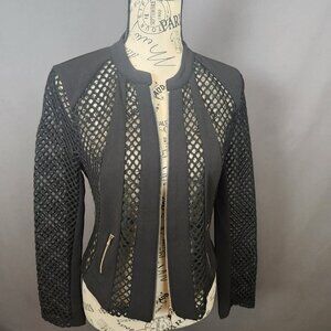 Mesh Zip Front Jacket